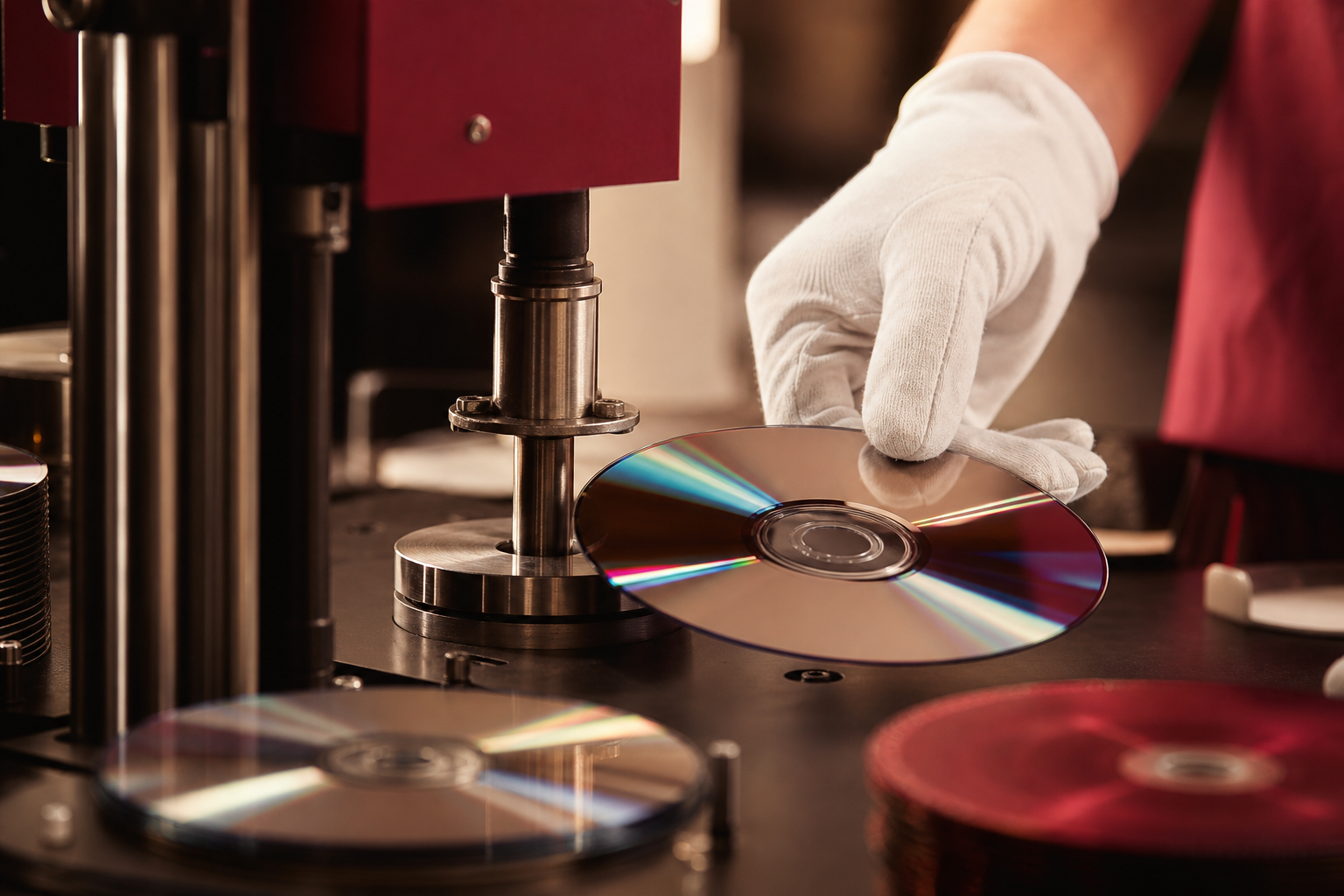 Kvalitná výroba optických médií CD a Blu-ray